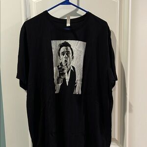 Johnny Cash Black Graphic T-Shirt